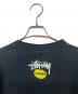 中古・古着 stussy (ステューシー) 00’ｓプリントTシャツ ブラック サイズ:L：7000円