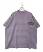 F/CE.エフシーイー）の古着「ボーダーTシャツ」｜パープル