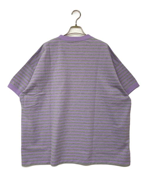 F/CE.（エフシーイー）F/CE. (エフシーイー) ボーダーTシャツ パープル サイズ:Mの古着・服飾アイテム