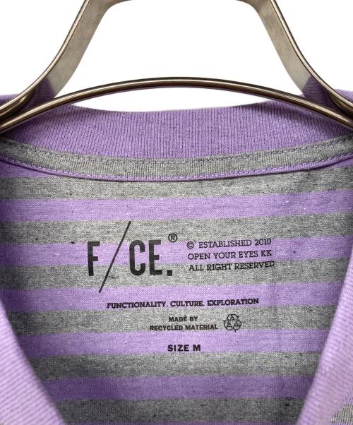 F/CE.（エフシーイー）F/CE. (エフシーイー) ボーダーTシャツ パープル サイズ:Mの古着・服飾アイテム