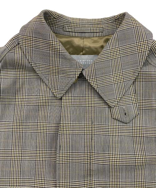 MACKINTOSH PHILOSOPHY（マッキントッシュ フィロソフィー）MACKINTOSH PHILOSOPHY (マッキントッシュ フィロソフィー) グレンチェックショートブルゾン グレー サイズ:2の古着・服飾アイテム