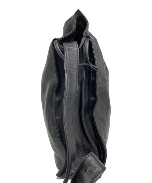 LOEWE（ロエベ）LOEWE (ロエベ) 巾着ショルダーバッグ ブラックの古着・服飾アイテム