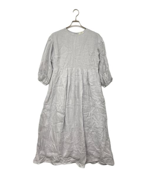 IENA（イエナ）IENA (イエナ) ラミーボリュームスリーブワンピース グレー サイズ:38 未使用品の古着・服飾アイテム