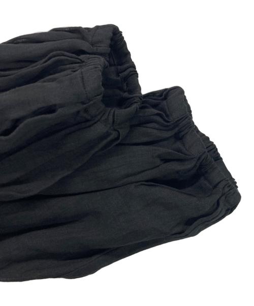 IENA（イエナ）IENA (イエナ) ラミーボリュームスリーブワンピース ブラック サイズ:表記なしの古着・服飾アイテム