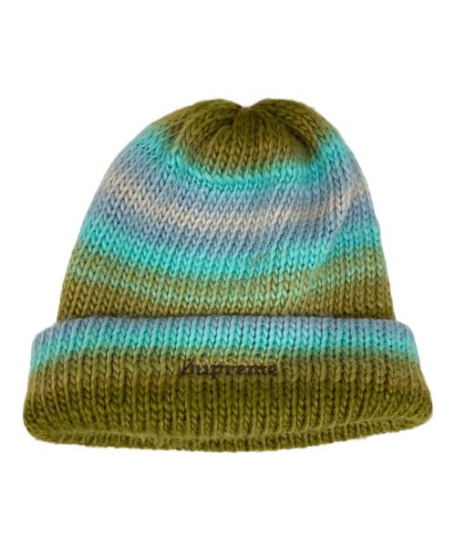 SUPREME（シュプリーム）Supreme (シュプリーム) Onbre Stripe Beanie カーキの古着・服飾アイテム