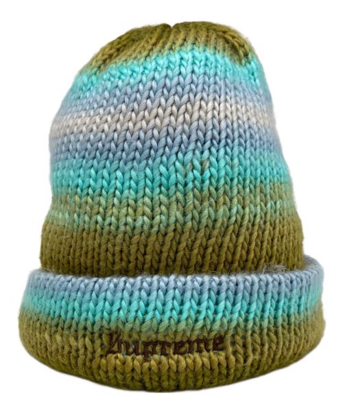 SUPREME（シュプリーム）Supreme (シュプリーム) Onbre Stripe Beanie カーキの古着・服飾アイテム
