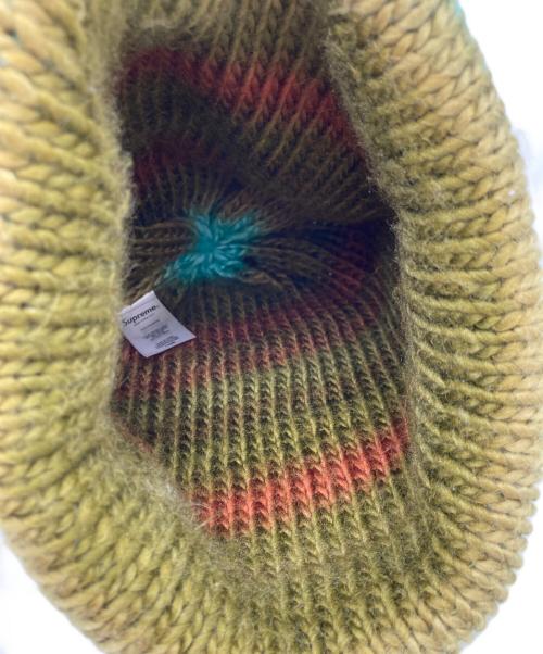 SUPREME（シュプリーム）Supreme (シュプリーム) Onbre Stripe Beanie カーキの古着・服飾アイテム