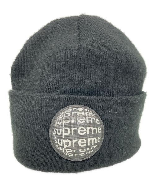 SUPREME（シュプリーム）SUPREME (シュプリーム) Lenticular Patch Beanie ブラックの古着・服飾アイテム