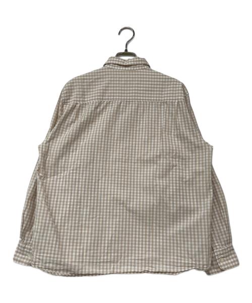 BoTT（ボット）BoTT (ボット) チェックプルオーバーシャツ ベージュ サイズ:Mの古着・服飾アイテム