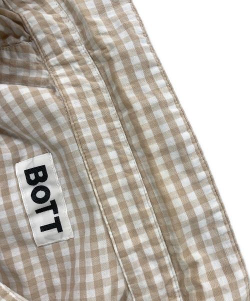 BoTT（ボット）BoTT (ボット) チェックプルオーバーシャツ ベージュ サイズ:Mの古着・服飾アイテム