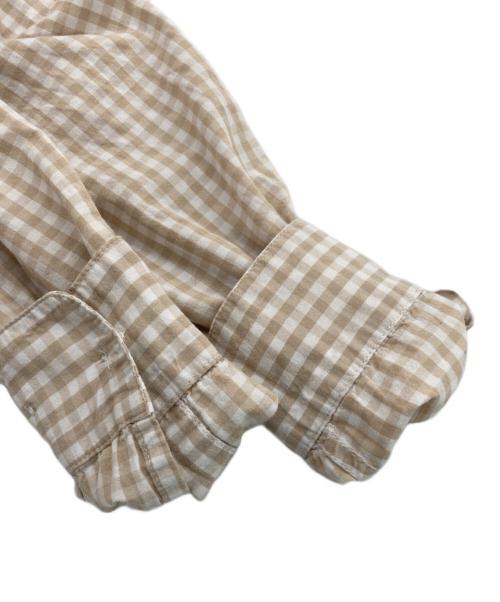 BoTT（ボット）BoTT (ボット) チェックプルオーバーシャツ ベージュ サイズ:Mの古着・服飾アイテム