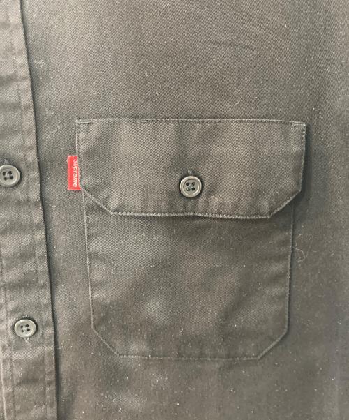 SUPREME（シュプリーム）SUPREME (シュプリーム) Twill Work Shirt ブラック サイズ:Mの古着・服飾アイテム