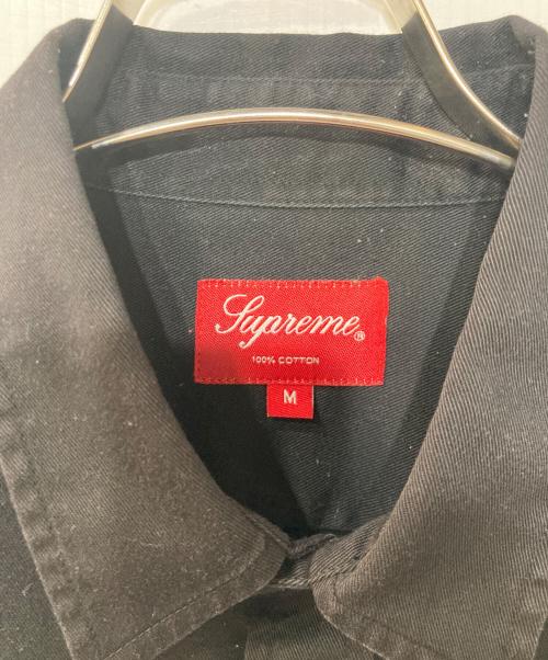 SUPREME（シュプリーム）SUPREME (シュプリーム) Twill Work Shirt ブラック サイズ:Mの古着・服飾アイテム