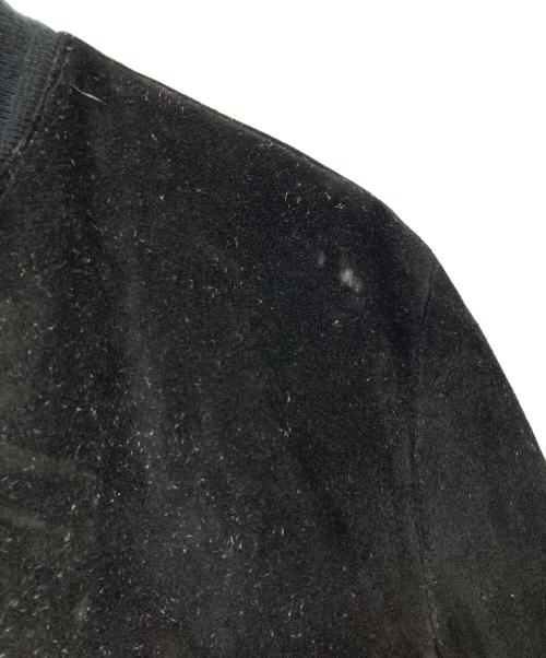 Schott（ショット）Schott (ショット) スウェードボンバージャケット ブラック サイズ:38の古着・服飾アイテム