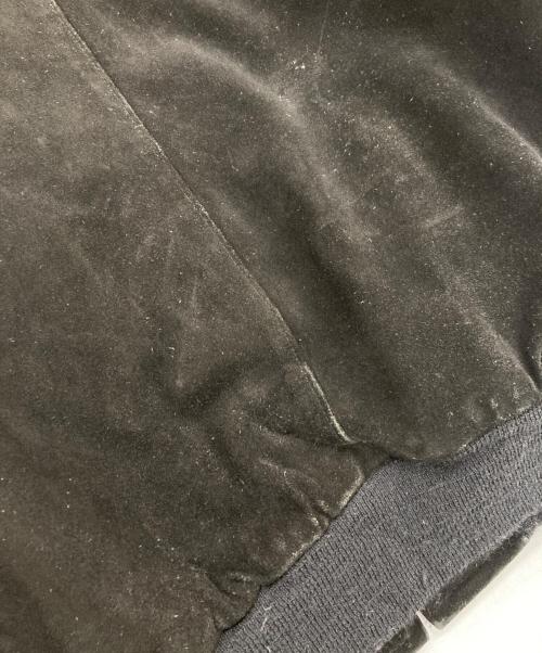 Schott（ショット）Schott (ショット) スウェードボンバージャケット ブラック サイズ:38の古着・服飾アイテム