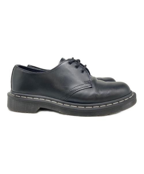 Dr.Martens（ドクターマーチン）Dr.Martens (ドクターマーチン) 3ホールレザーシューズ ブラック サイズ:UK6の古着・服飾アイテム