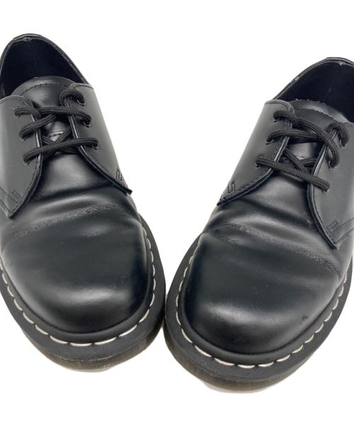 Dr.Martens（ドクターマーチン）Dr.Martens (ドクターマーチン) 3ホールレザーシューズ ブラック サイズ:UK6の古着・服飾アイテム