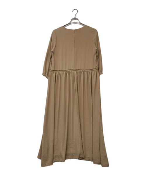 outersunset（アウターサンセット）outersunset (アウターサンセット) ブラウスワンピース ベージュ サイズ:F 未使用品の古着・服飾アイテム