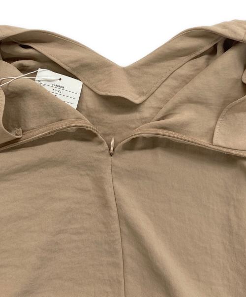 outersunset（アウターサンセット）outersunset (アウターサンセット) ブラウスワンピース ベージュ サイズ:F 未使用品の古着・服飾アイテム