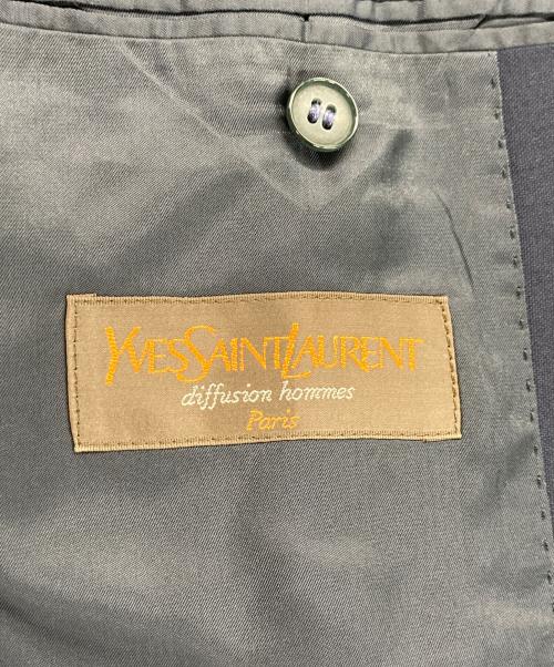 Yves Saint Laurent（イヴサンローラン）Yves Saint Laurent (イヴサンローラン) セットアップスーツ ネイビー サイズ:ジャケット：C96-W86-T170/パンツ：C94-W84-T165の古着・服飾アイテム