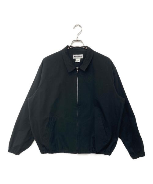 CUP AND CONE（カップアンドコーン）CUP AND CONE (カップアンドコーン) Canvas Zip Jacket コットン ジップアップ ジャケット ブラック サイズ:Reg.の古着・服飾アイテム