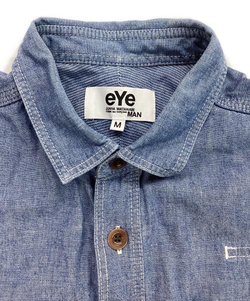 eYe COMME des GARCONS JUNYAWATANABE MAN（アイ コム デ ギャルソン ジュンヤ ワタナベ マン）eYe COMME des GARCONS JUNYAWATANABE MAN (アイ コム デ ギャルソン ジュンヤ ワタナベ マン) デニムシャツ ブルー サイズ:Mの古着・服飾アイテム