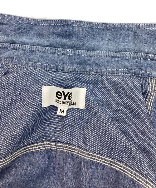 eYe COMME des GARCONS JUNYAWATANABE MAN（アイ コム デ ギャルソン ジュンヤ ワタナベ マン）eYe COMME des GARCONS JUNYAWATANABE MAN (アイ コム デ ギャルソン ジュンヤ ワタナベ マン) デニムシャツ ブルー サイズ:Mの古着・服飾アイテム