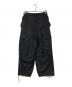 studio seven（スタジオセブン）の古着「Logo Print Cargo Pants」｜ブラック