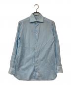 yamagami shirtヤマガミシャツ）の古着「ストライプシャツ」｜ブルー