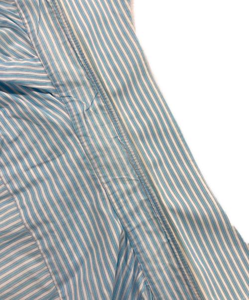 yamagami shirt（ヤマガミシャツ）yamagami shirt (ヤマガミシャツ) ストライプシャツ ブルー サイズ:記載なしの古着・服飾アイテム