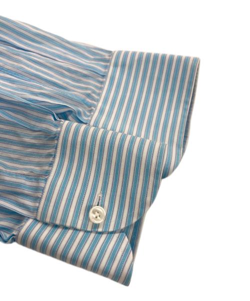 yamagami shirt（ヤマガミシャツ）yamagami shirt (ヤマガミシャツ) ストライプシャツ ブルー サイズ:記載なしの古着・服飾アイテム