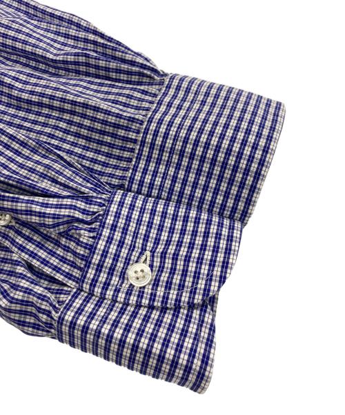 anna matuozzo（アンナマトッツォ）anna matuozzo (アンナマトッツォ) チェックシャツ ブルー サイズ:記載なしの古着・服飾アイテム