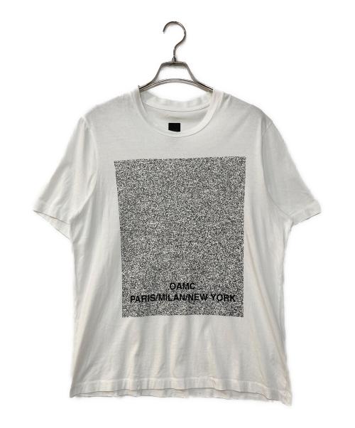 OAMC（オーエーエムシー）OAMC (オーエーエムシー) TV T-SHIRT JERSEY Tシャツ ホワイト サイズ:MEDIUMの古着・服飾アイテム