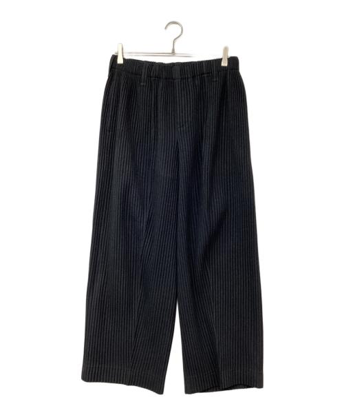 HOMME PLISSE ISSEY MIYAKE（オム プリッセ イッセイ ミヤケ）HOMME PLISSE ISSEY MIYAKE (オム プリッセ イッセイ ミヤケ) プリーツパンツ ブラック サイズ:2の古着・服飾アイテム