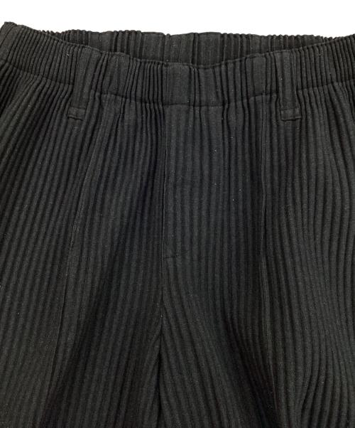 HOMME PLISSE ISSEY MIYAKE（オム プリッセ イッセイ ミヤケ）HOMME PLISSE ISSEY MIYAKE (オム プリッセ イッセイ ミヤケ) プリーツパンツ ブラック サイズ:2の古着・服飾アイテム