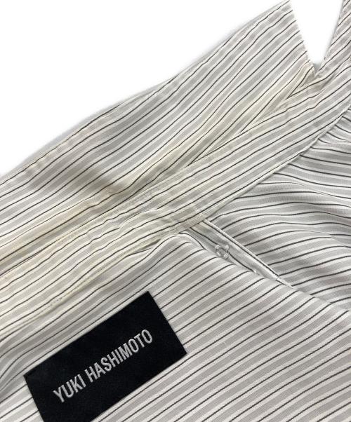 YUKI HASHIMOTO（ユウキハシモト）YUKI HASHIMOTO (ユウキハシモト) CROSSOVER LONG SLEEVE OFFICER SHIRTS グレー サイズ:44の古着・服飾アイテム