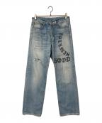 NEIGHBORHOODネイバーフッド）の古着「FADE DENIM PANTS」｜インディゴ