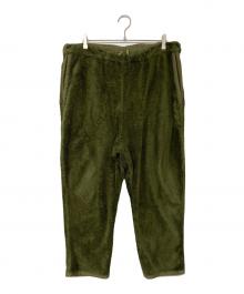 Porter Classic（ポータークラシック）の古着「HIGH LOFT FLEECE PANTS」｜オリーブ