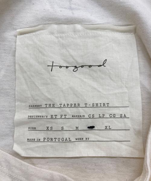 toogood（トゥーグッド）toogood (トゥーグッド) the tapper t shirt ベージュ サイズ:Lの古着・服飾アイテム