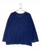 Porter Classicポータークラシック）の古着「ヘンリーネックカットソー」｜ネイビー