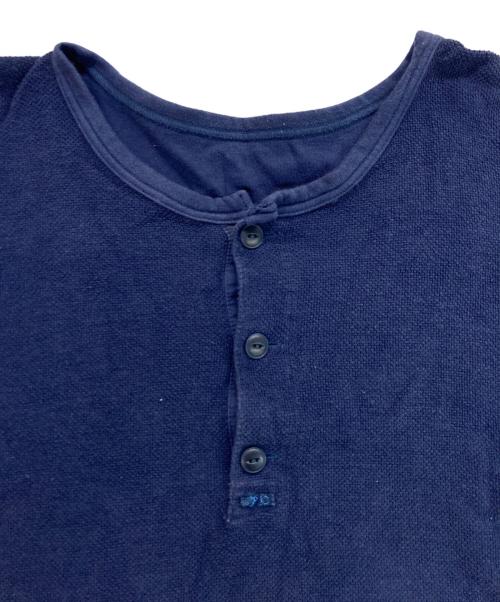 Porter Classic（ポータークラシック）Porter Classic (ポータークラシック) ヘンリーネックカットソー ネイビー サイズ:3の古着・服飾アイテム