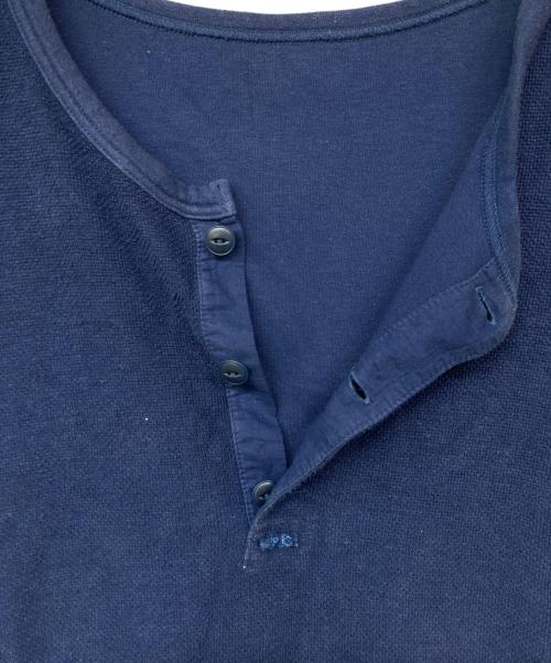 Porter Classic（ポータークラシック）Porter Classic (ポータークラシック) ヘンリーネックカットソー ネイビー サイズ:3の古着・服飾アイテム
