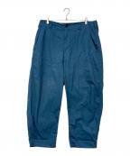 Porter Classicポータークラシック）の古着「ワイドパンツ」｜ブルー