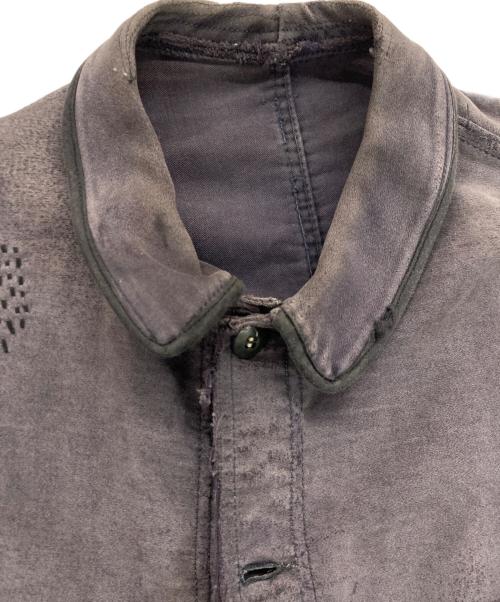 Porter Classic（ポータークラシック）Porter Classic (ポータークラシック) モールスキンカバーオール ブラック サイズ:記載なしの古着・服飾アイテム