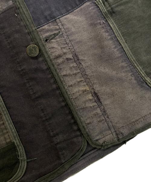 Porter Classic（ポータークラシック）Porter Classic (ポータークラシック) モールスキンカバーオール ブラック サイズ:記載なしの古着・服飾アイテム