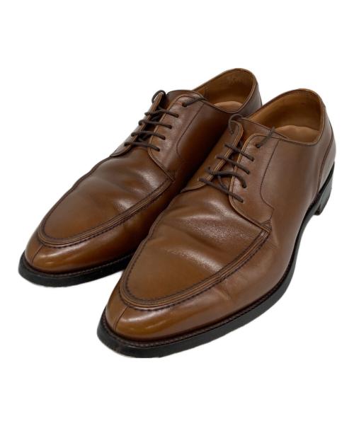 SCOTCH GRAIN（スコッチグレイン）SCOTCH GRAIN (スコッチグレイン) Uチップシューズ ブラウン サイズ:26の古着・服飾アイテム
