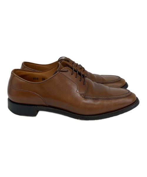 SCOTCH GRAIN（スコッチグレイン）SCOTCH GRAIN (スコッチグレイン) Uチップシューズ ブラウン サイズ:26の古着・服飾アイテム