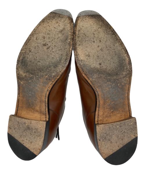 SCOTCH GRAIN（スコッチグレイン）SCOTCH GRAIN (スコッチグレイン) Uチップシューズ ブラウン サイズ:26の古着・服飾アイテム