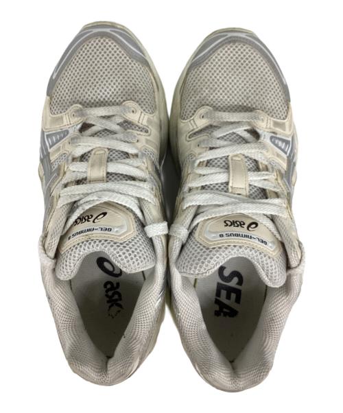 asics（アシックス）asics (アシックス) WIND AND SEA (ウィンダンシー) GEL-NIMBUS 9 ホワイト サイズ:27.5の古着・服飾アイテム