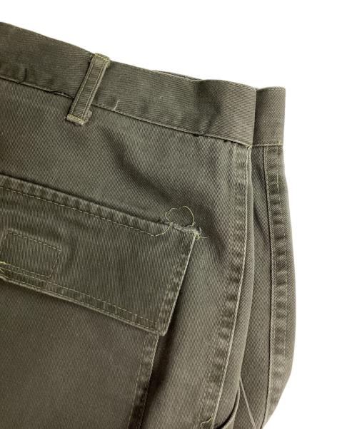 bug girl（バグガール）bug girl (バグガール) コットンワイドフレアパンツ オリーブ サイズ:記載なしの古着・服飾アイテム